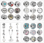 Load image into Gallery viewer, Big Ball Stars Crystal Flowers DIY Bead Fits Original Pandora
