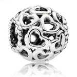 Load image into Gallery viewer, Big Ball Stars Crystal Flowers DIY Bead Fits Original Pandora
