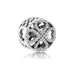 Load image into Gallery viewer, Big Ball Stars Crystal Flowers DIY Bead Fits Original Pandora
