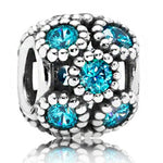 Load image into Gallery viewer, Big Ball Stars Crystal Flowers DIY Bead Fits Original Pandora
