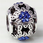 Load image into Gallery viewer, Big Ball Stars Crystal Flowers DIY Bead Fits Original Pandora
