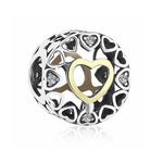 Load image into Gallery viewer, Big Ball Stars Crystal Flowers DIY Bead Fits Original Pandora
