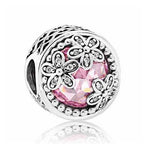 Load image into Gallery viewer, Big Ball Stars Crystal Flowers DIY Bead Fits Original Pandora
