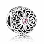 Load image into Gallery viewer, Big Ball Stars Crystal Flowers DIY Bead Fits Original Pandora
