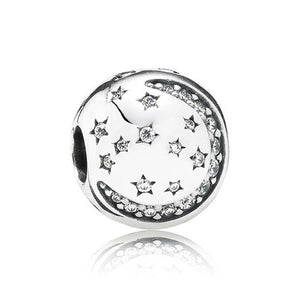 Big Ball Stars Crystal Flowers DIY Bead Fits Original Pandora