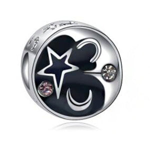 Big Ball Stars Crystal Flowers DIY Bead Fits Original Pandora