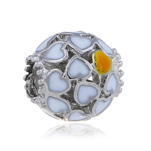 Big Ball Stars Crystal Flowers DIY Bead Fits Original Pandora