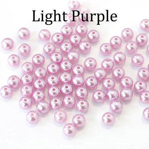 Hole ABS Imitation Pearl Beads