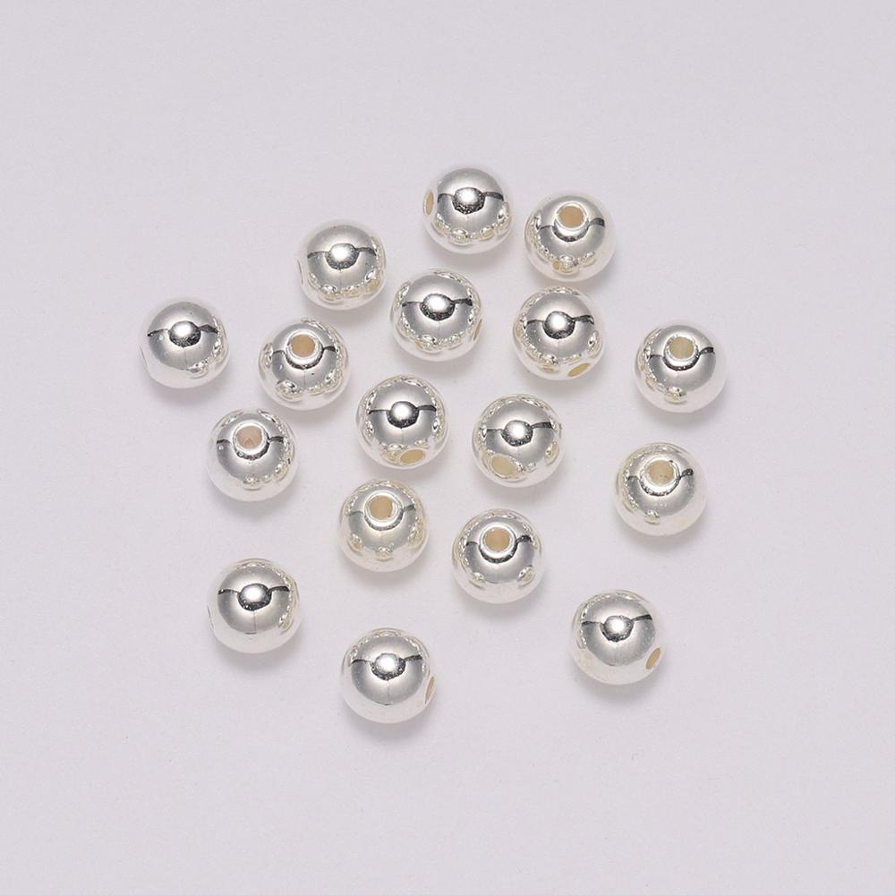 Hole ABS Imitation Pearl Beads