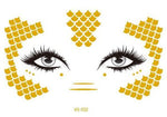 Load image into Gallery viewer, Gold Face Temporary Tattoo
