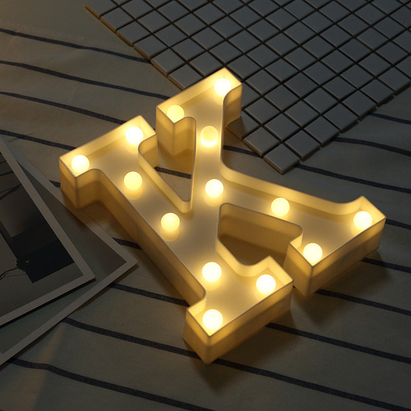 Luminous LED Night Letter, All Alphabet