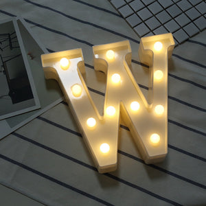 Luminous LED Night Letter, All Alphabet