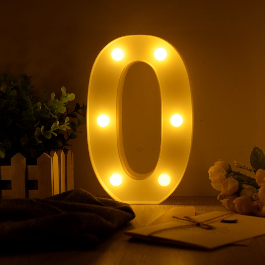 Luminous LED Night Letter, All Alphabet