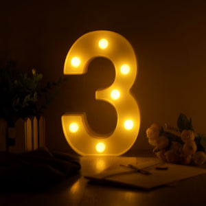 Luminous LED Night Letter, All Alphabet