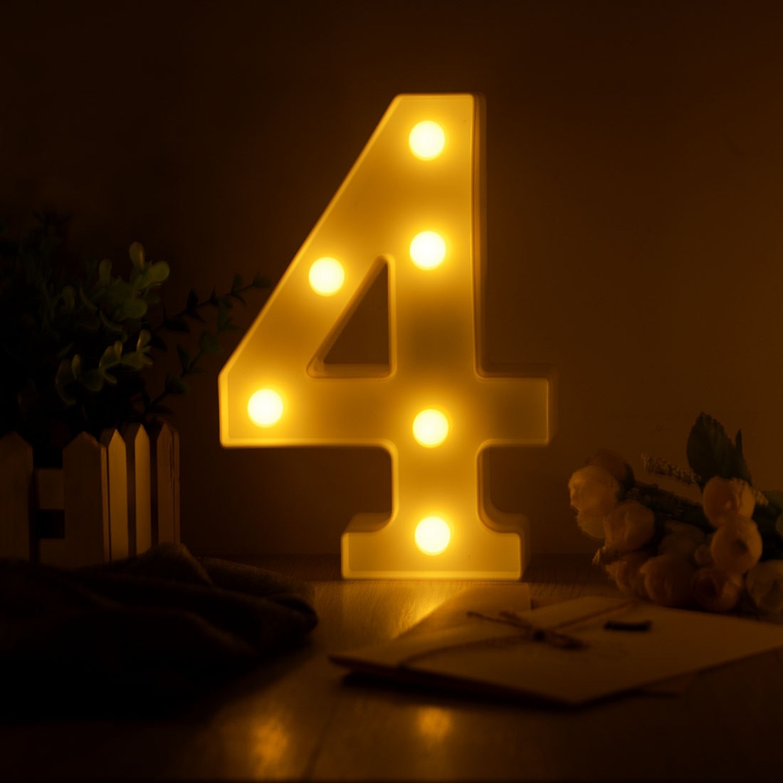 Luminous LED Night Letter, All Alphabet