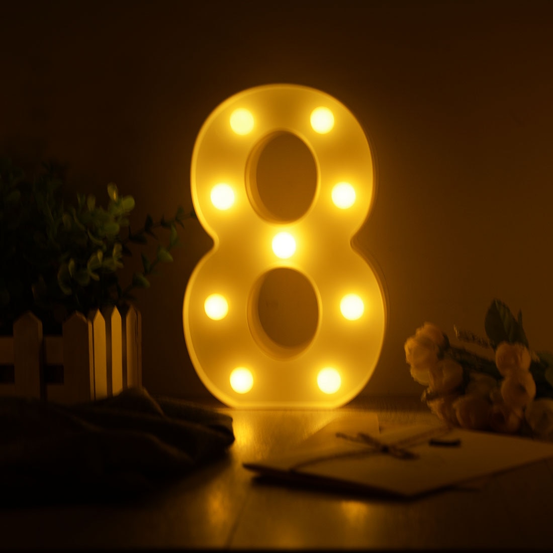 Luminous LED Night Letter, All Alphabet