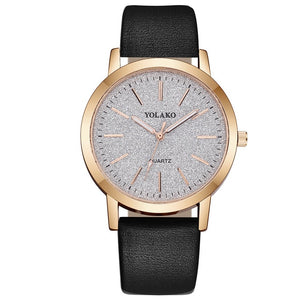 Casual Leather Band  Wristwatch