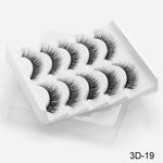 Load image into Gallery viewer, 3D Mink Hair False Eyelashes Natural / Thick Long, 5 pairs
