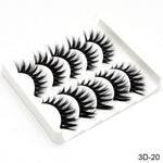 Load image into Gallery viewer, 3D Mink Hair False Eyelashes Natural / Thick Long, 5 pairs
