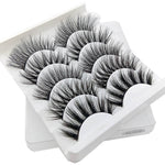 Load image into Gallery viewer, 3D Mink Hair False Eyelashes Natural / Thick Long, 5 pairs
