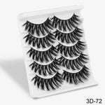 Load image into Gallery viewer, 3D Mink Hair False Eyelashes Natural / Thick Long, 5 pairs
