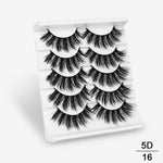 Load image into Gallery viewer, 3D Mink Hair False Eyelashes Natural / Thick Long, 5 pairs
