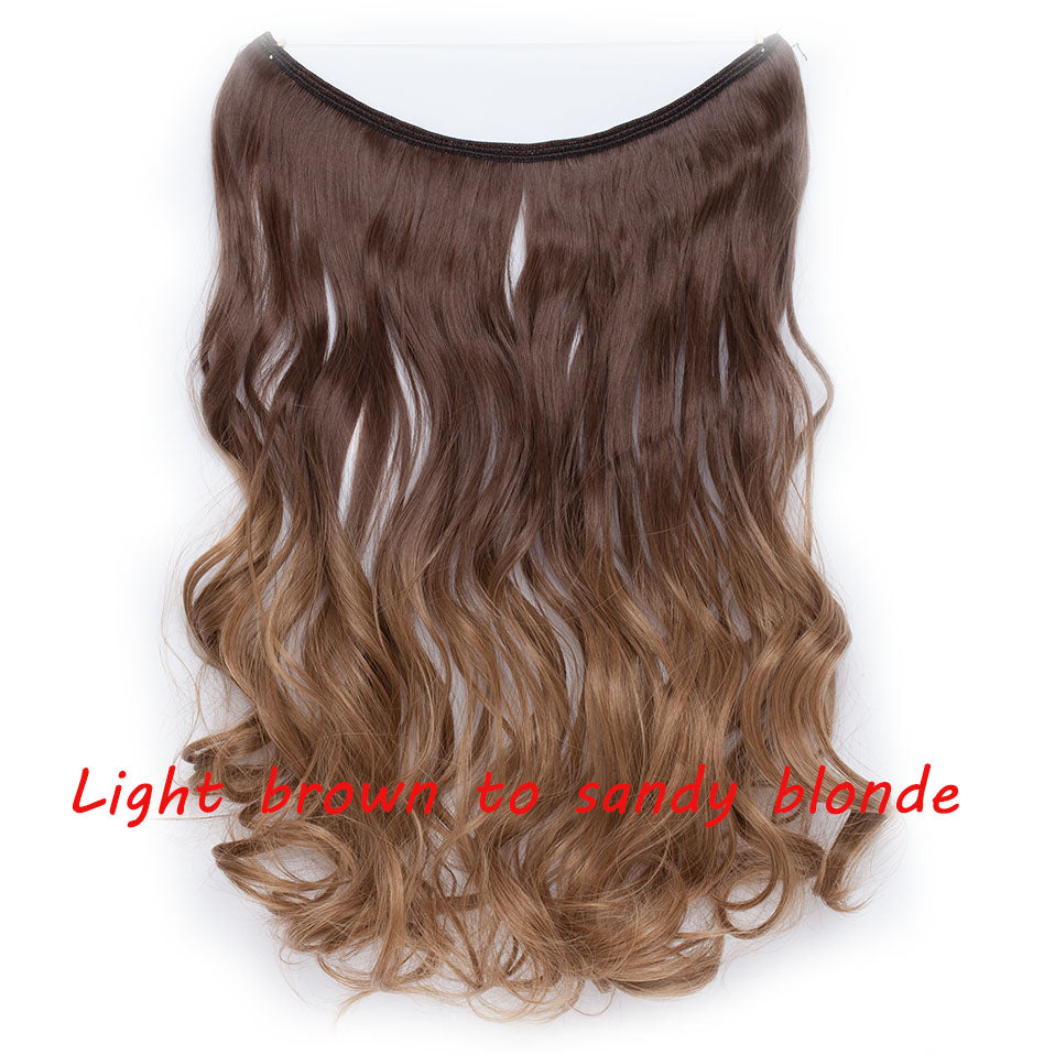 Invisible Wire Halo Hair Extension, No Clip