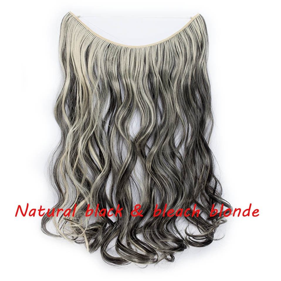 Invisible Wire Halo Hair Extension, No Clip