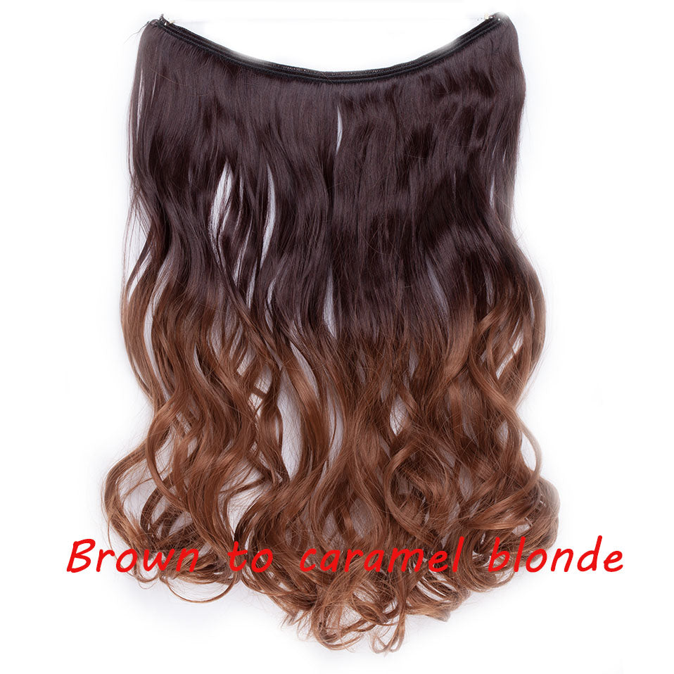 Invisible Wire Halo Hair Extension, No Clip