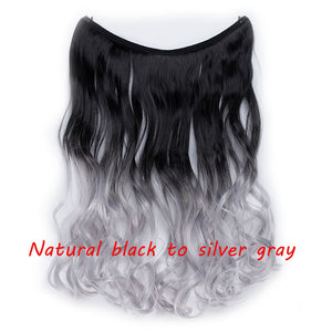 Invisible Wire Halo Hair Extension, No Clip