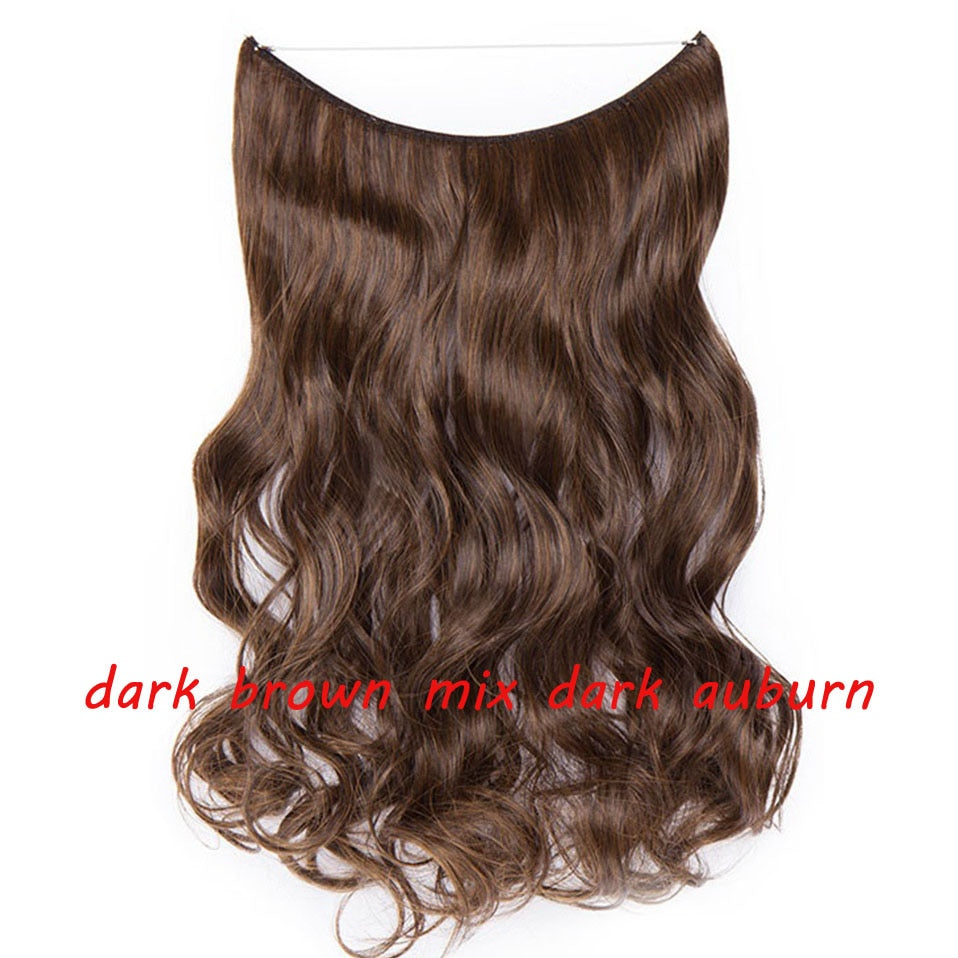 Invisible Wire Halo Hair Extension, No Clip