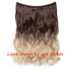 Invisible Wire Halo Hair Extension, No Clip