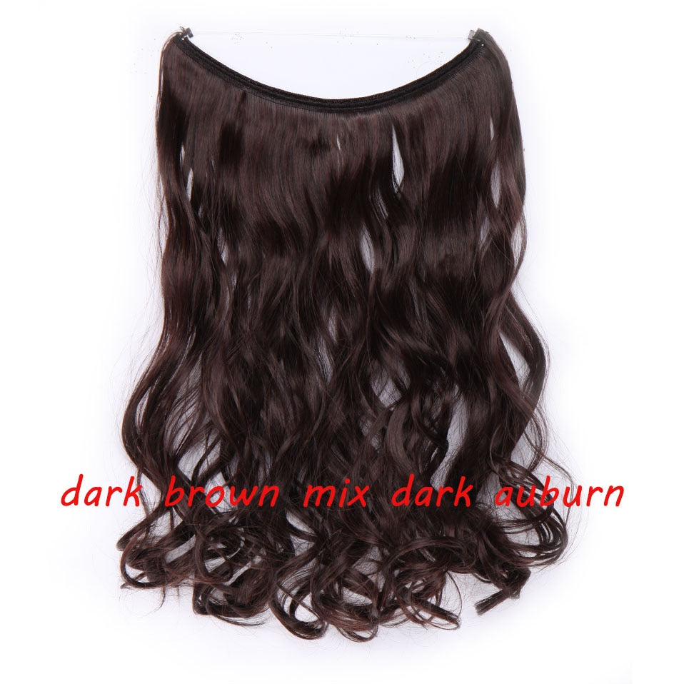 Invisible Wire Halo Hair Extension, No Clip