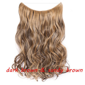 Invisible Wire Halo Hair Extension, No Clip