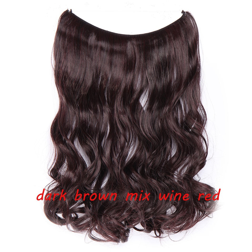 Invisible Wire Halo Hair Extension, No Clip