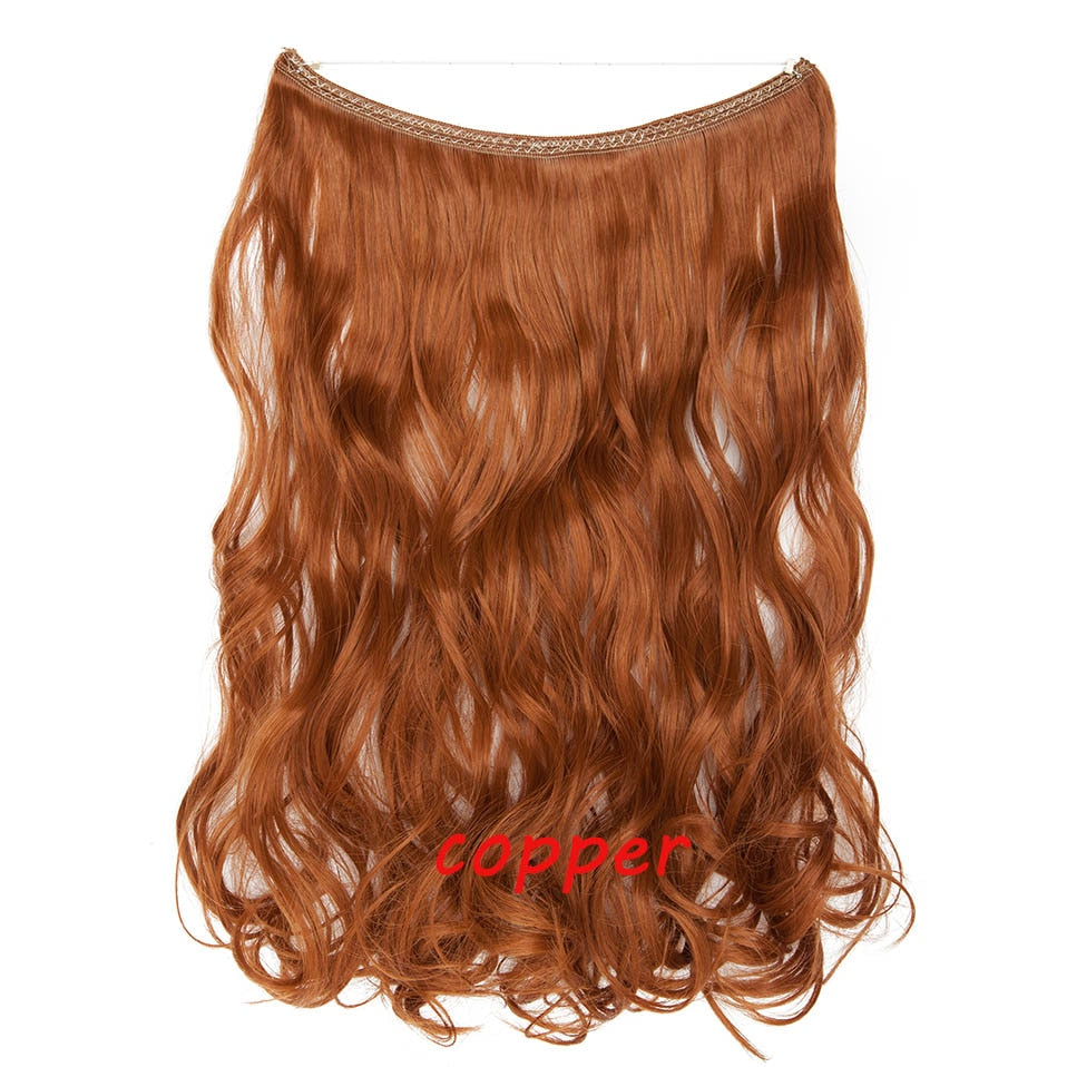 Invisible Wire Halo Hair Extension, No Clip