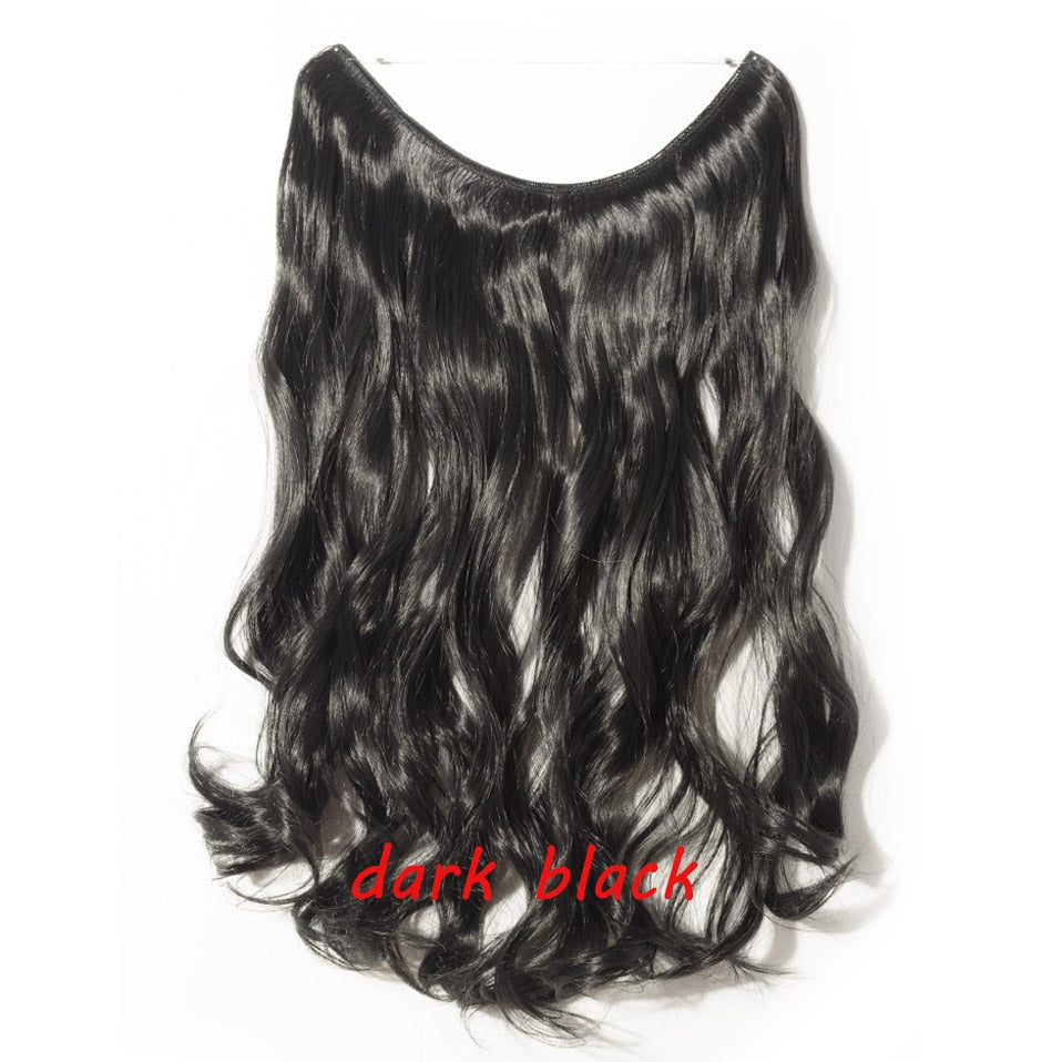 Invisible Wire Halo Hair Extension, No Clip