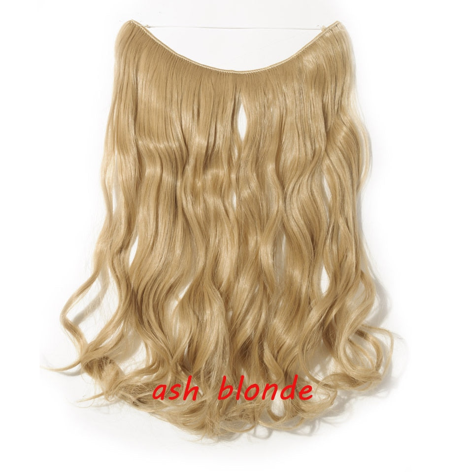 Invisible Wire Halo Hair Extension, No Clip