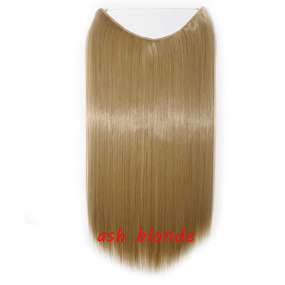 Invisible Wire Halo Hair Extension, No Clip