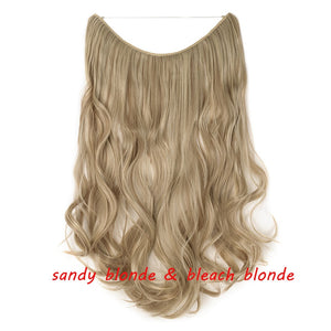 Invisible Wire Halo Hair Extension, No Clip