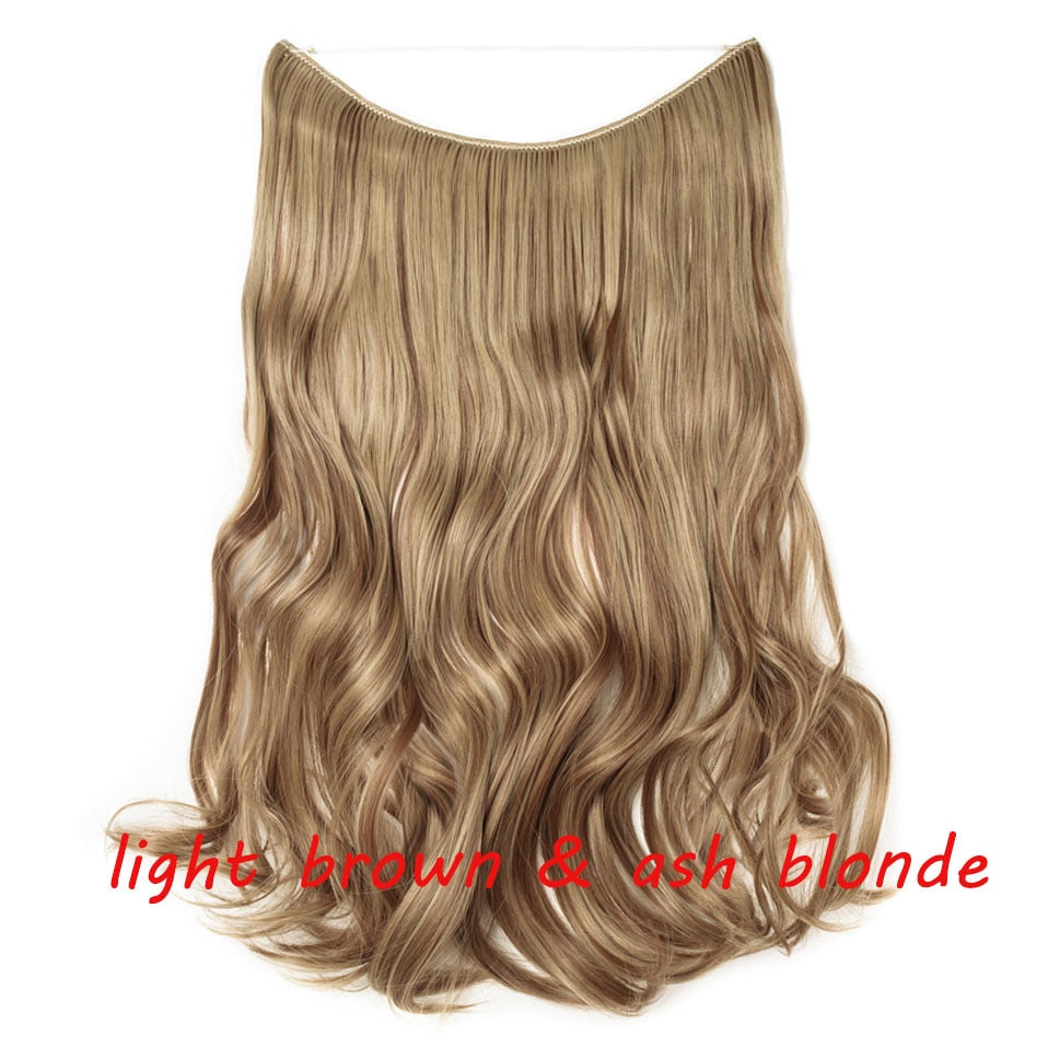 Invisible Wire Halo Hair Extension, No Clip