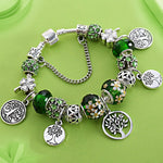 Load image into Gallery viewer, Tibetan Silver Tree of Life Bead Bracelet
