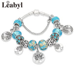 Load image into Gallery viewer, Tibetan Silver Tree of Life Bead Bracelet
