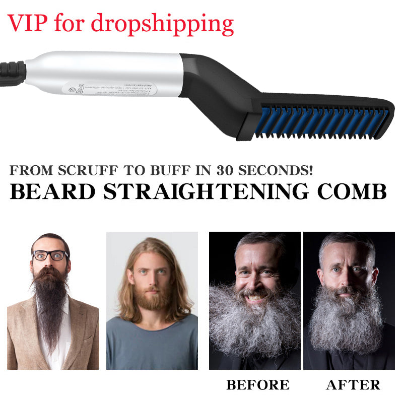 Beard hair straightener