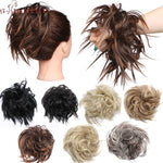 Load image into Gallery viewer, Scrunchy Hair Bun Synthetic Hair Extension
