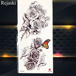 Load image into Gallery viewer, Temporary Purple Rose Tattoo
