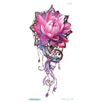 Load image into Gallery viewer, Temporary Tattoo Colorful Flowers
