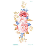 Load image into Gallery viewer, Temporary Tattoo Colorful Flowers
