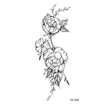 Load image into Gallery viewer, Temporary Tattoo Colorful Flowers
