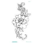 Load image into Gallery viewer, Temporary Tattoo Colorful Flowers
